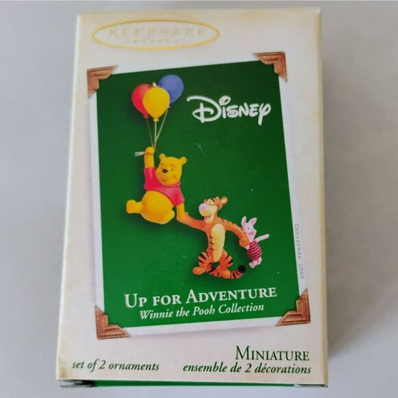 Hallmark Other - Hallmark Keepsake Mini Ornament Set 2005 Disney Winnie The Pooh Up for Adventure